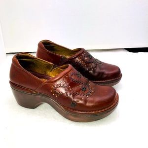 Ariat Brown Leather Clogs